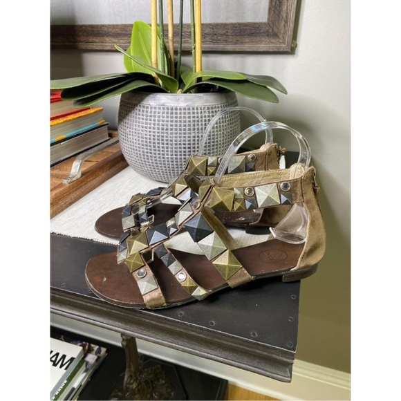 ASH Meka Embellished Gladiator Sandals 6.5 - Picture 4 of 6